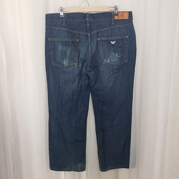 Armani Collezioni Simin T Spa button fly jeans 100% cotton size 36 - Picture 4 of 10